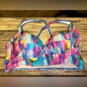 Torrid Longline Bikini Top, size 3x